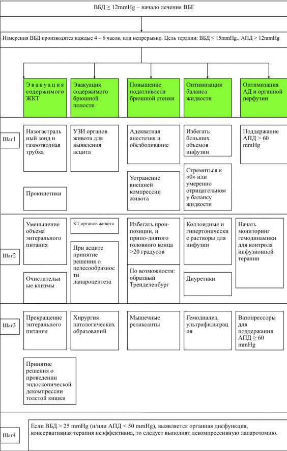 Рисунок 1. Международный алгоритм коррекции ВБГ Рисунок 1. Международный алгоритм коррекции ВБГ